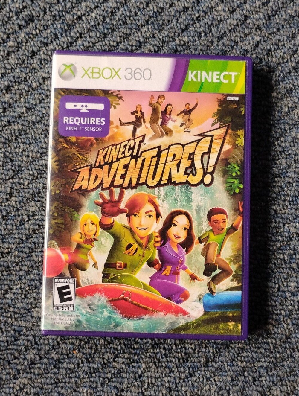 Kinect Adventures! (Xbox 360) - Complete with Manual & Case